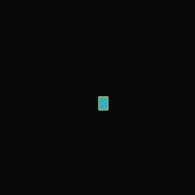 Move through a dark grid and wherever you go lights up teal. The glow slowly fades so it looks like you're painting with light.