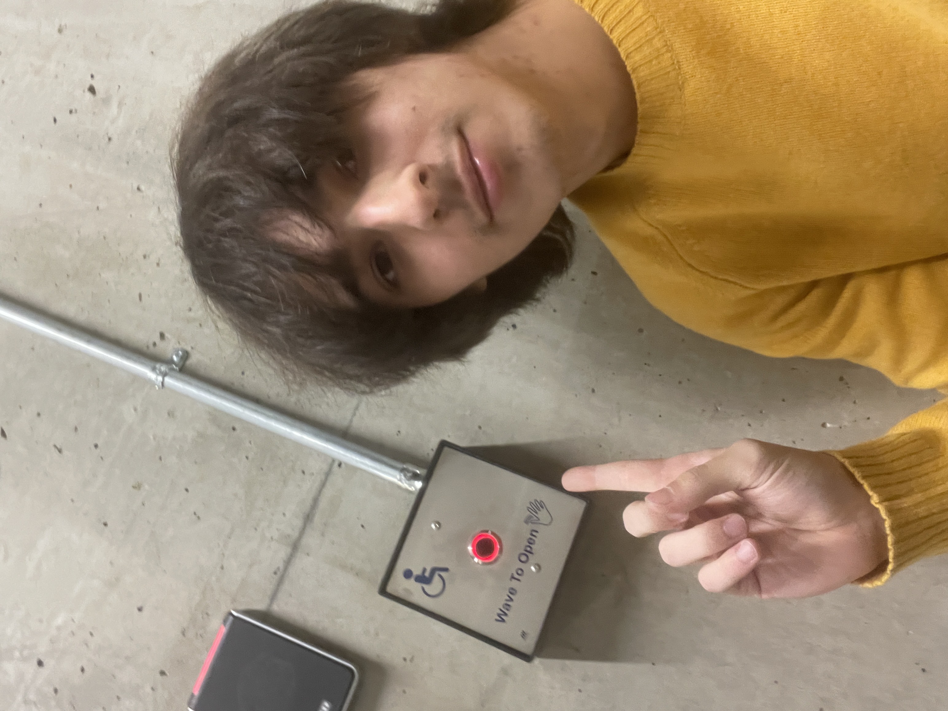 Accessiblity button for doors